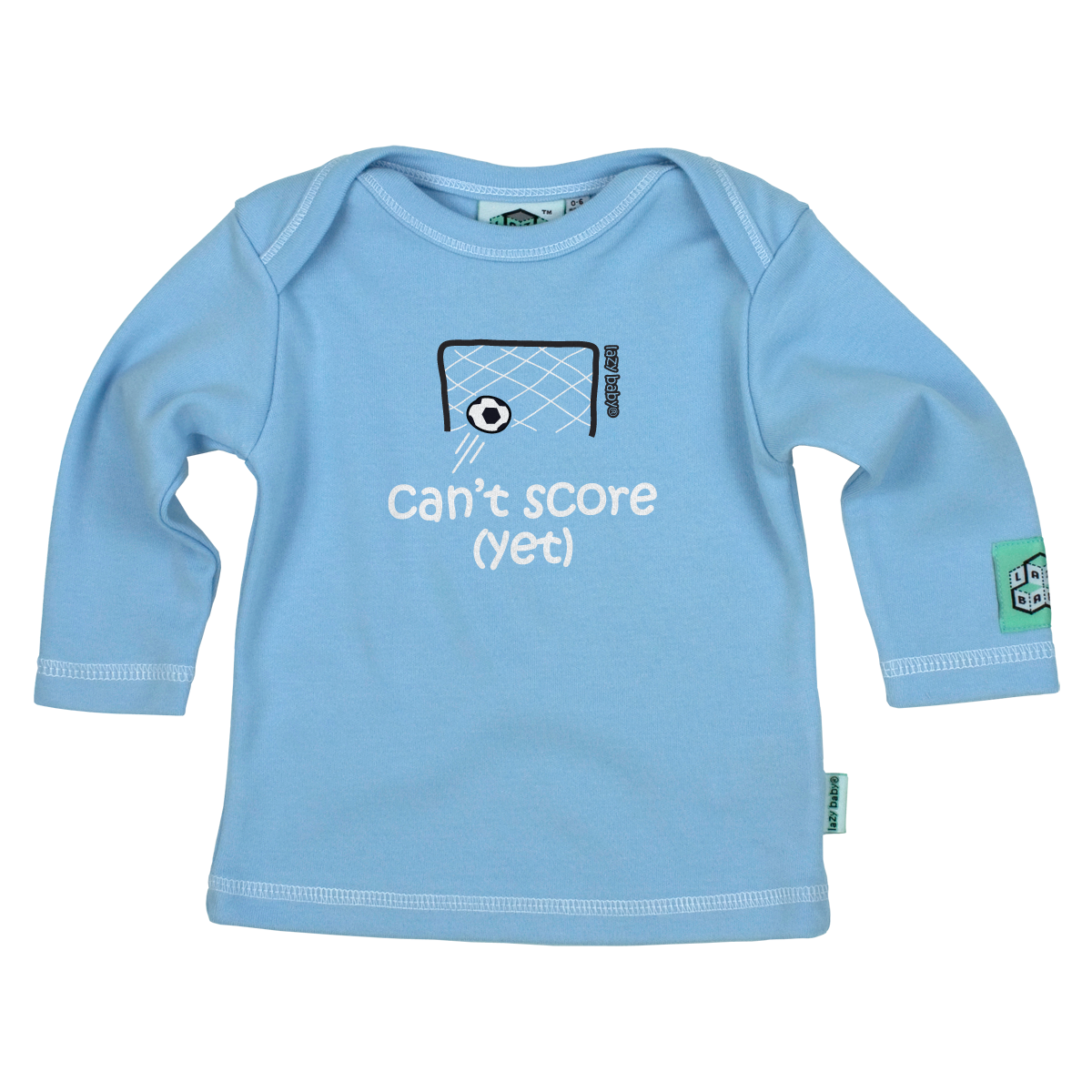 Newborn gift for footballers - Can't score yet